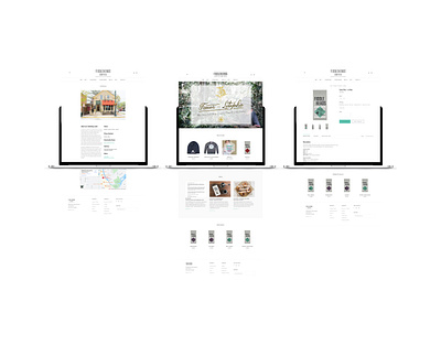Fiddleheads Coffee Website bigcommerce branding design e commerce graphic design ui ux web webdesign website
