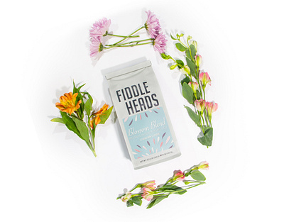 Fiddleheads Coffee Bags branding design graphic design package design packaging design
