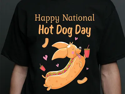 hot dog business design illustration minimallogo professionallogo teespring tshirt typography
