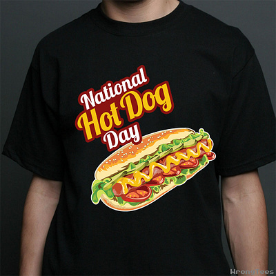 hot dog business customtshirt design logodesign minimallogo tshirt typography