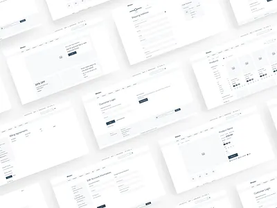 Wemer - Magento 2 Wireframe for Adobe XD clean ecommerce eshop kit magento prototype shop simple template ui ux web wf wireframe xd