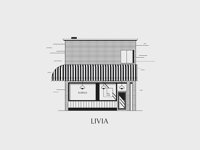 Livia bakery bakerylogo italy livia store storeillustration vancouver