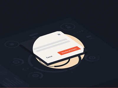 Interface design flat illustration minimal popup popup design ui vector