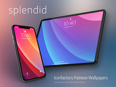 Splendid Wallpapers abstract apple colorful desktop desktop wallpaper gedeon maheux iconfactory ios macos patreon