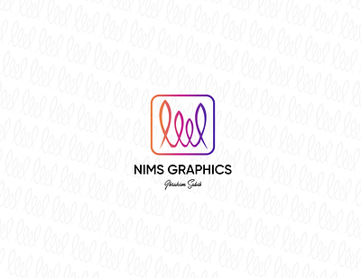 NIMS Graphics Design Agency Logo branding design graphic graphic design illustration logo modern photoshop ui vector