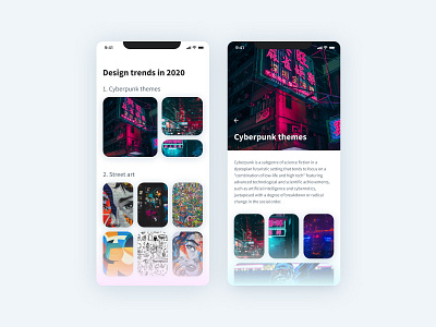 Daily UI #069 - Trending app app design cyberpunk daily ui dailyui design design trends interface design ios ios app minimalist mobile mobile app mobile app design mobile app development mobile design mobile ui neon neon colors trends