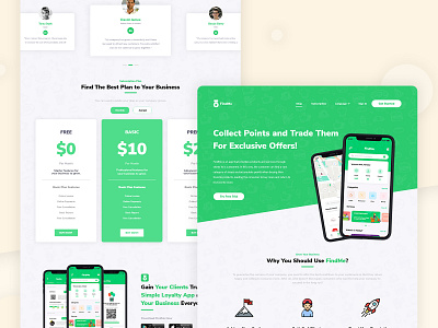 FindMe - Landing Page app branding clean clean ui creative design flat green illustrations interface landing landingpage layout minimal ui uidesign ux web design webdesign website