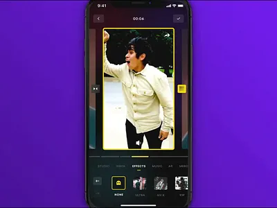 Camera App w/ enhanced editing and broadcasting capabilities 3d ar instagram product design shopping story tv app video video app