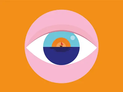 I sea childrens book childrens illustration dribbble best shot dribbbleweeklywarmup flat design illustration illustration art illustrator personal project vector art