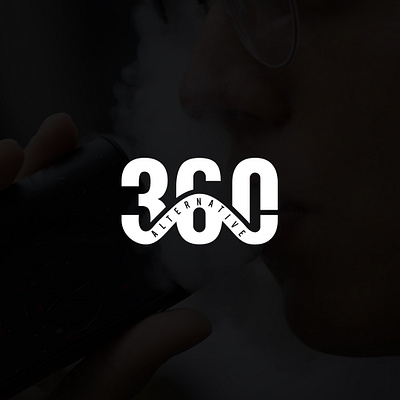 360 Alternative Vape smoke brand brand designer branding design flat icon illustration logo logotype designer minimal typography viper