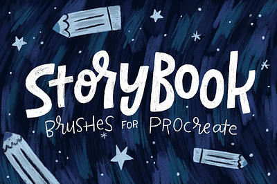 Storybook Brushes for Procreate brush brushes design game gouache icon illustration games paint painting pencil pencils procreate procreate brush procreate brushes procreate drawing sketch sketching storybook storybook brush texture