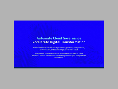 Concourse Labs Website Design animation branding design security tech ui ux web