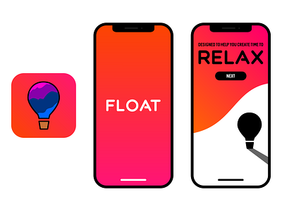 Float App app branding dailylogochallenge flat icon illustration logo ui vector