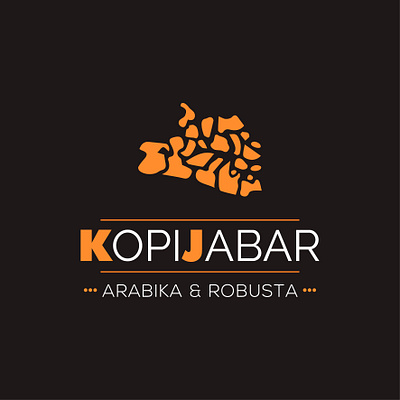 Kopi Jabar brand design branding flat icon identity design illustration lettering logo minimal type vector