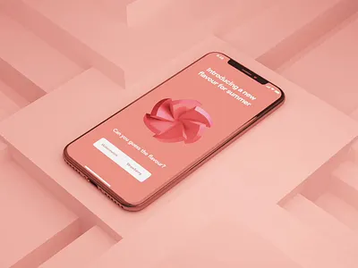 Quiz Animations 3d 3d animation animation app blender blender 3d colors design flavour game guess interface iphone mockup options purple quiz salmon summer ui