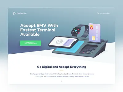 PayJunction Illustration clean figma gradient illustration kovalev modern nicholas payjunction simple unfold vector