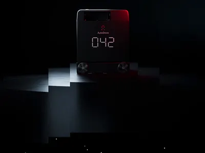 AutoStore B1 Brand Film 2danimation animation brand dots gif motion design motiongraphics mov