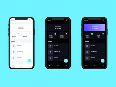 Expense Tracker - Spend wise & Spend less 🤩👍 app app design clean colorful concept dashboard ui expense management expense tracker gradient color graph minimal mobile ui mockup money management statistics typography ui uidesign ux uxdesign