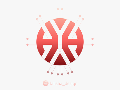 hh monogram logo 3d abstract awesome brand design brand identity branding circle design flat graphic design h hh home icon illustration logo logoawesome monogram symbol vector