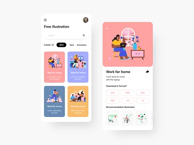 App design - illustration adobe xd android apps apps design clean design dribbble dribbble invite google ios landing page mobile mobile app mobile ui simple simplicity ui webdesign website