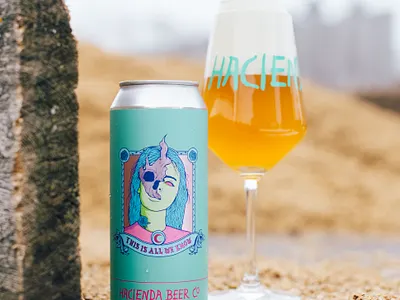 This Is All We Know beer art beer branding beer can beer label branding design filigree illustration vectorart