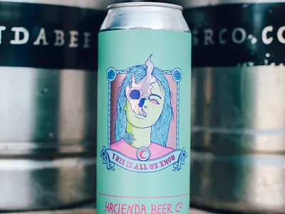 This Is All We Know beer beer art beer branding beer can beer label branding filigree illustration typography vectorart