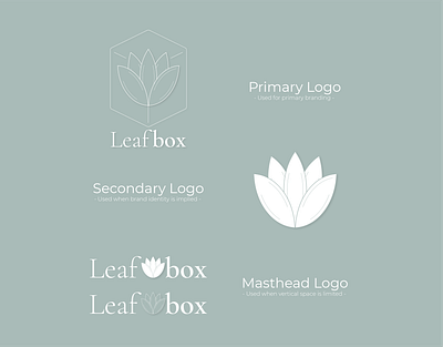 LeafBox Logo Suite branding design graphic design logo