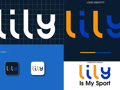 LILY LOGO app branding design icon logo minimal