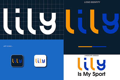 LILY LOGO app branding design icon logo minimal