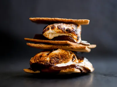 Baking Without Cookbook Food and Photo Styling art direction book design cookbook design food and beverage food styling smores