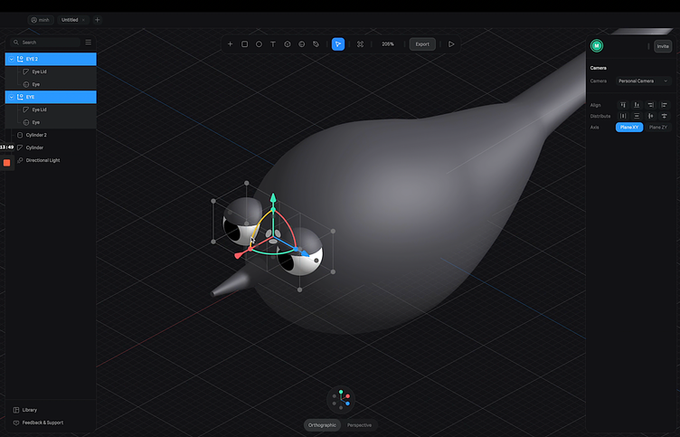 Fying 3D bird modeling and animation with Spline - Tutorial by Minh Pham ✪  on Dribbble