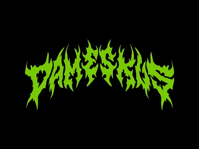 DAMESKUS LOGO apparel artwork artworkforsale clothing brand clothing design commission design design graphic illustration merch design merchandise punk skateboard tshirt design typography