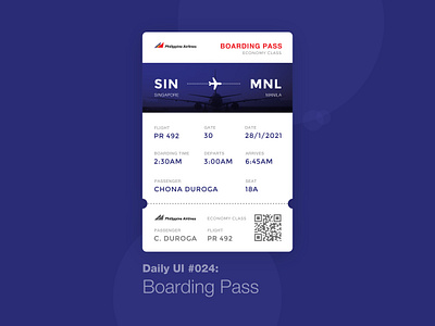 Daily UI #024: Boarding Pass 100 days challenge 100 days of ui boardingpass daily 100 challenge daily design dailyui design happy learning learning is fun ui design ui design challenge uidesign uiux