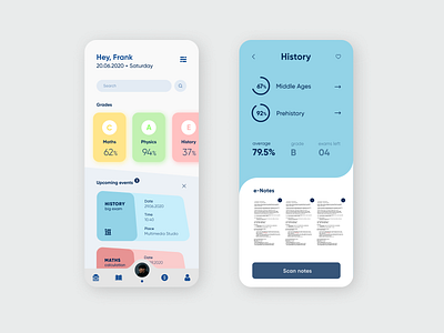 Student's manager adobexd app application design development dizajn dribbble figma graphic graphicdesign graphics inspiration prototype sketch ui uiux uix userexperience userinterface ux