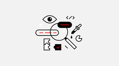 Research accessibility app art design flat illustration research ui ux vector web