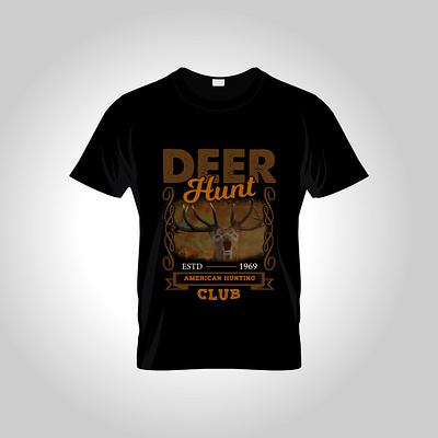 Deer hunt fishingtshirt tshirtdesign tshirts type typography