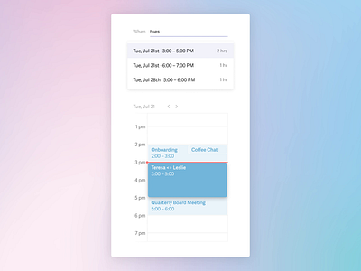 Superhuman — Calendar animation calendar design email ios mobile principle superhuman ui ux