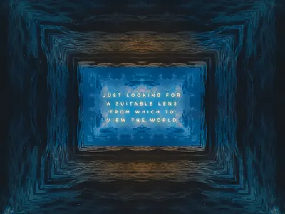 A Suitable Lens art design graphic design nature type typography
