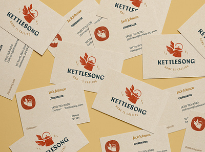 Kettlesong branding branding design design identity illustration logo stationery texture