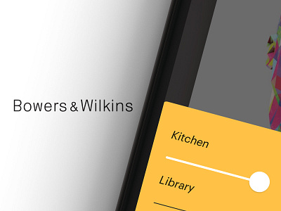 Bowers & Wilkins Mobile Design mobile ui music ui