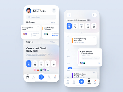 Task Manager App by Offdesignarea on Dribbble