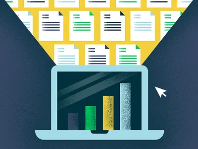 Scalable Machine Learning design illustration tech