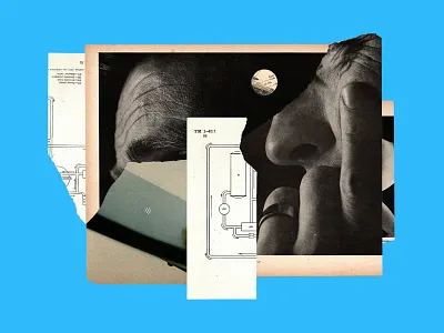 Early June analog art collage collage illustration cutout editorial illustration paper