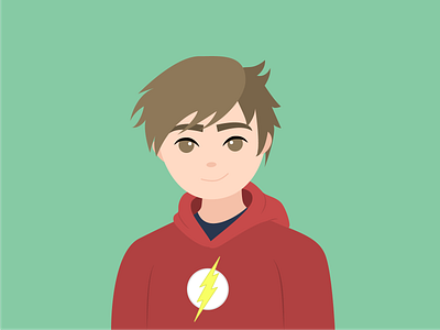 A portrait of my brother adobe illustrator boy characterdesign illustration illustrator portrait vector art