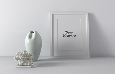 Free Decorated Frame Mockup design free mockup freebie mockup mockup template presentation psd