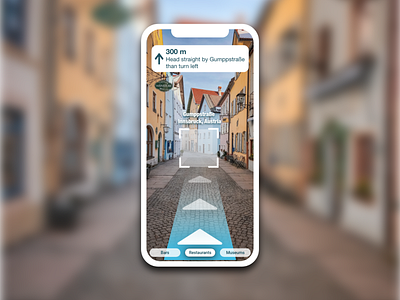 AR scanner app app design ar app augmentedreality design map mobile scan ui ux uxdesign