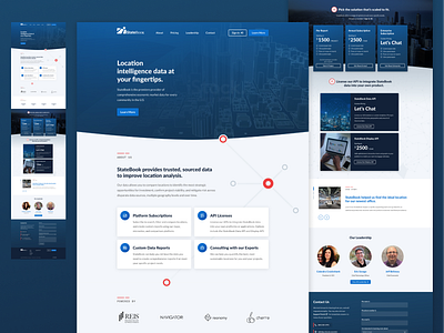 Statebook Refresh blue cards cards ui clean dark dark blue design desktop illustration limina texture typography ui white