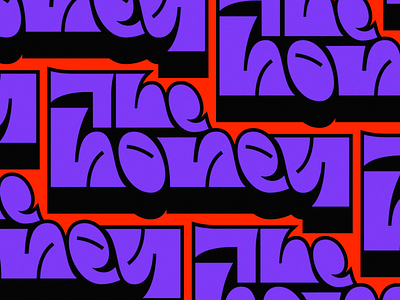 The Honey 3 lettering logo type vin conti