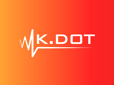 K.Dot Beat Production beat brand design brand identity branding design dot drill music k letter modern logo music producer production rap vector vector logo wordmark