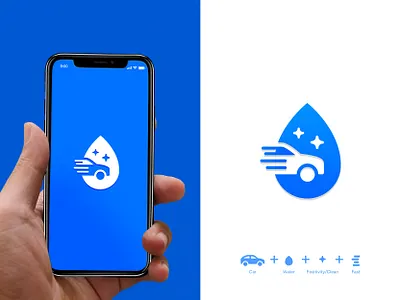 Carwash 1.0 branding color design exploration icon illustration logo symbol vector
